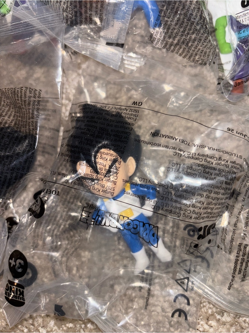 Dragon Ball Z x Burger King Vageta Toy